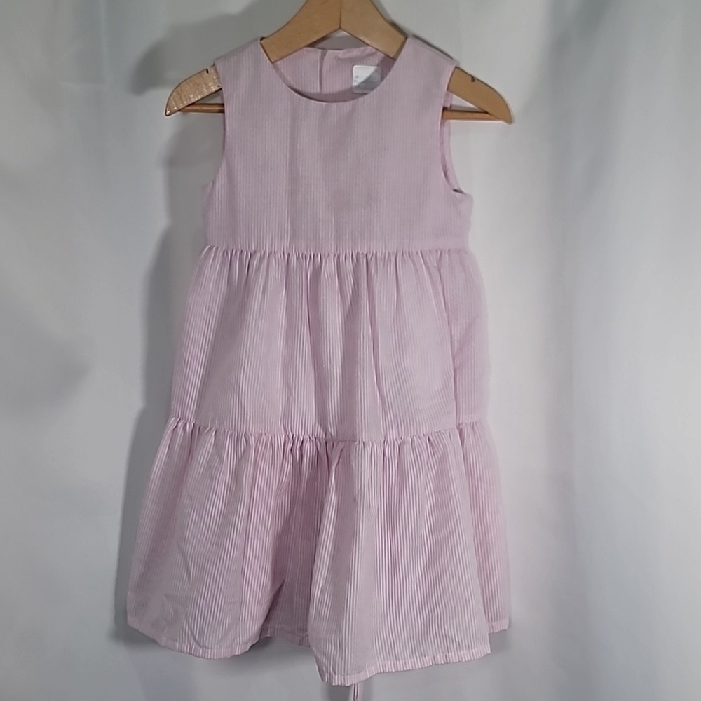 5/$30 DILLARDS COLLECTION Sleeveless Tiered Striped Dress